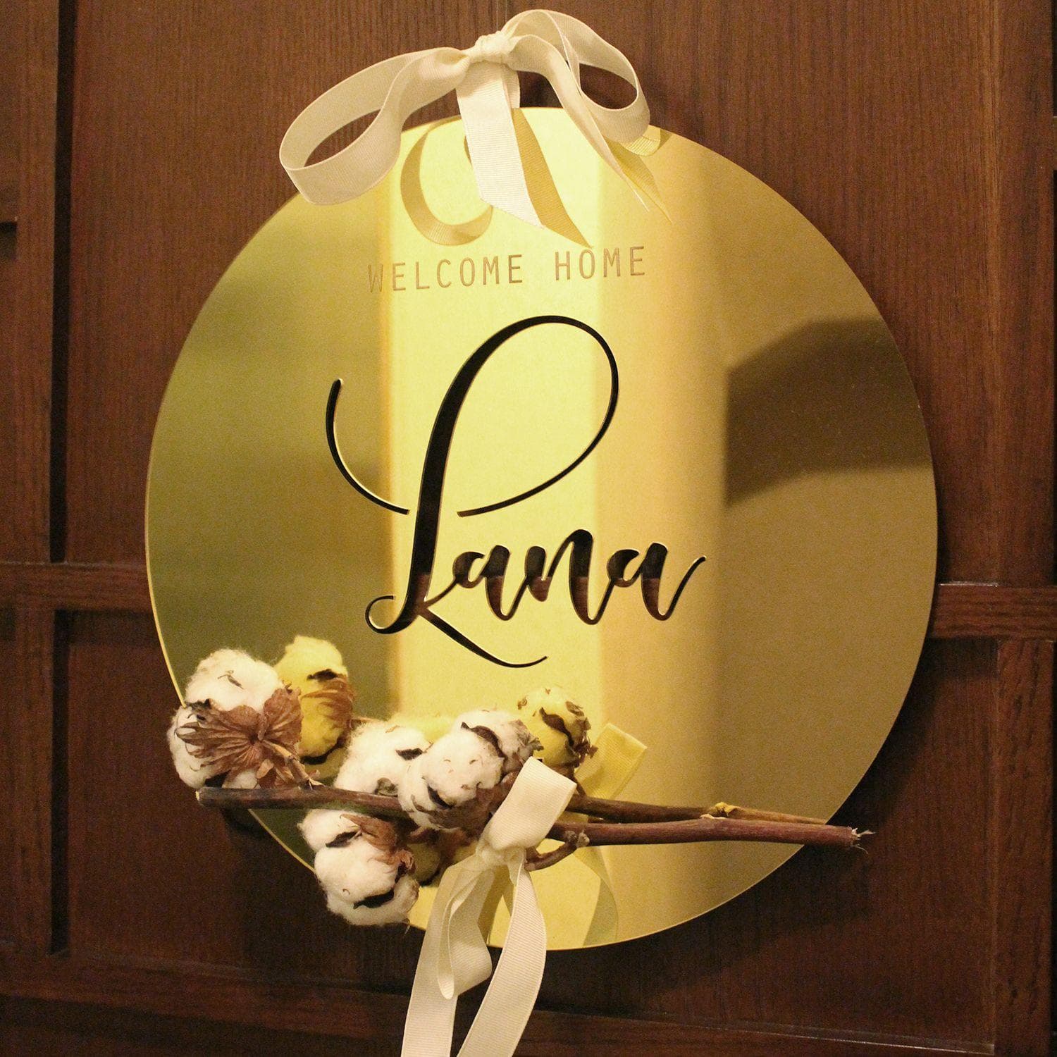 CUSTOM DOOR HANGER WITH BABY NAME